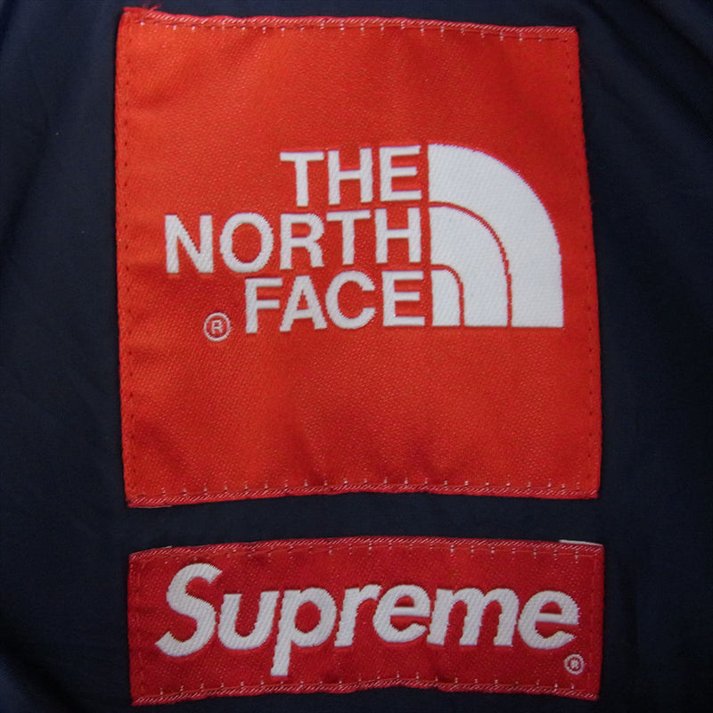 Supreme シュプリーム 15SS × THE NORTH FACE ノースフェイス DENIM DOT SHOT JACKET デニム ドットショット ジャケット マウンテンパーカー  インディゴブルー系 M【中古】