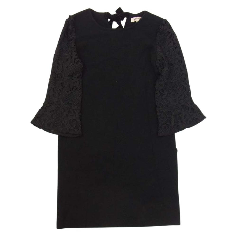 アプワイザーリッシェパフ袖刺繍ワンピース(新品) Apuweiser-riche（アプワイザーリッシェ）の「パフ袖刺繍ワンピース