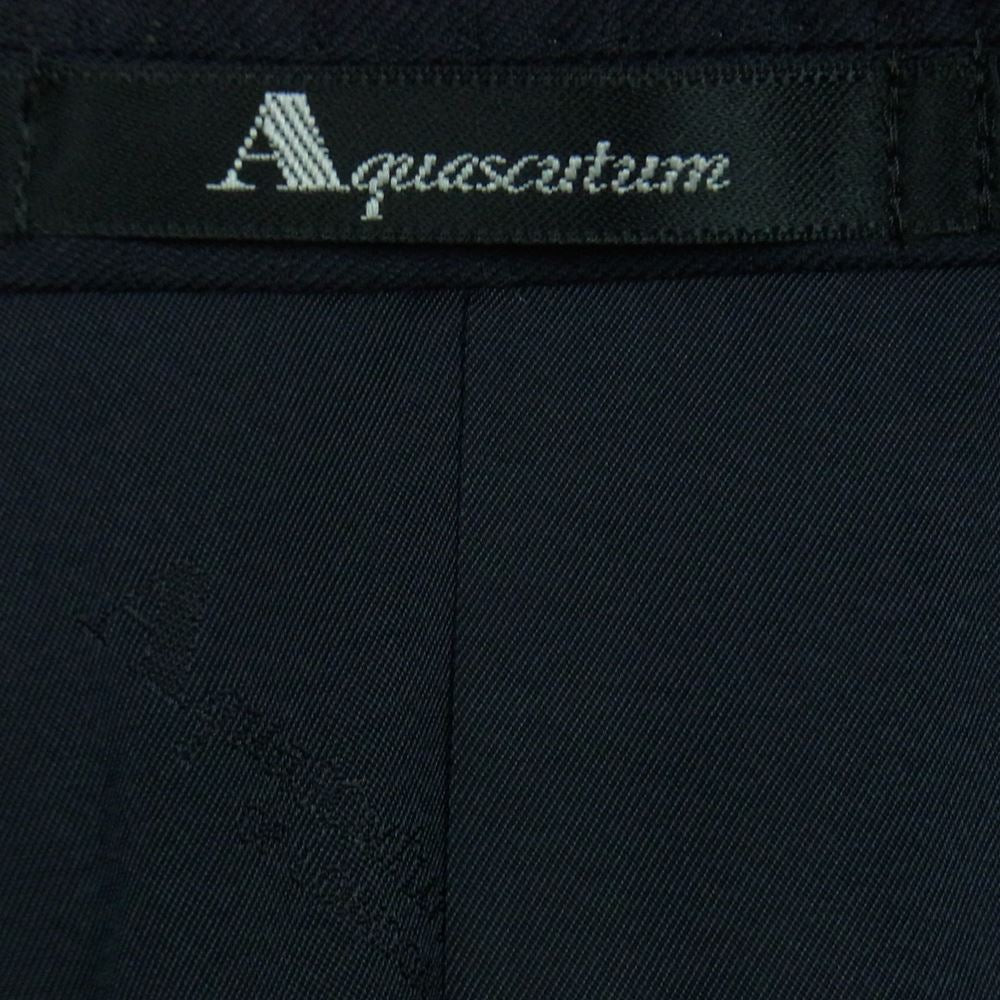 Aquascutum アクアスキュータム 7081640 テーラード ジャケット 98BB4 ネーム刺繍あり 日本製 ダークネイビー系 38 BB4【中古】