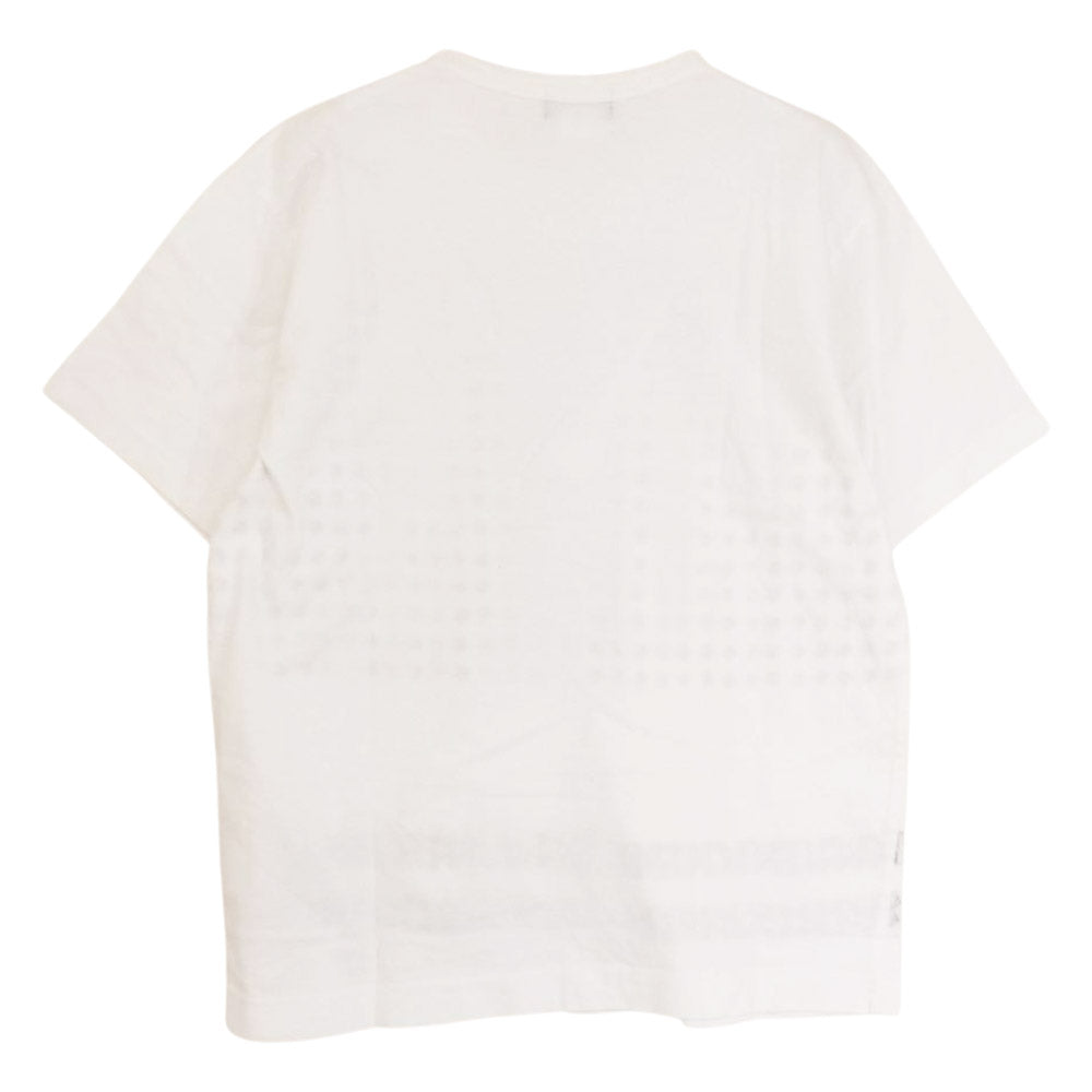 COMME des GARCONS HOMME PLUS コムデギャルソンオムプリュス AD2006 PS-T207 EVER GREEN エバーグリーン スタッズプリント クルーネック 半袖 Tシャツ ホワイト系 S【中古】