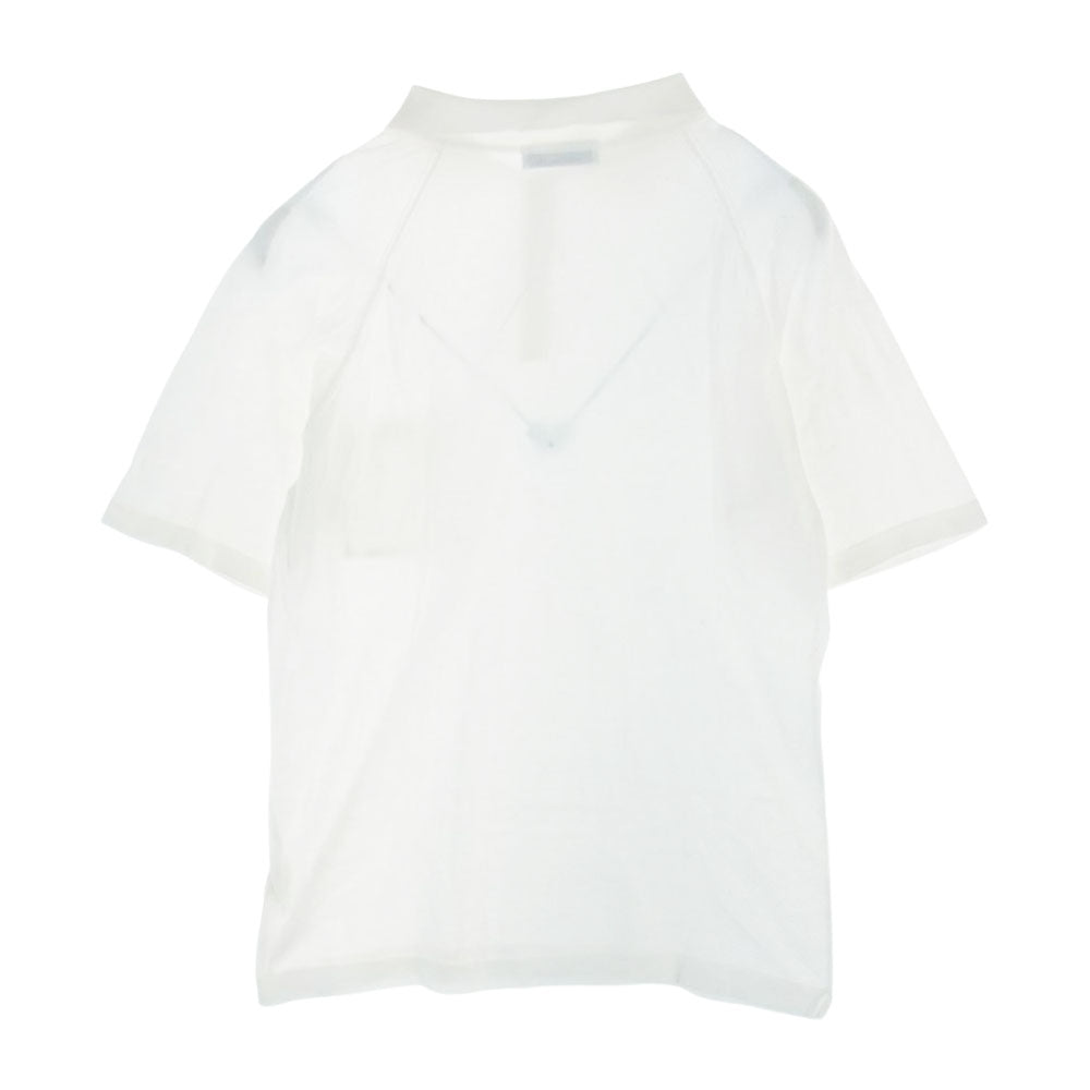 Christian Dior クリスチャンディオール S9806 ディオールムッシュタグ CD ICON アイコン 半袖 ポロシャツ ホワイト系 M【中古】