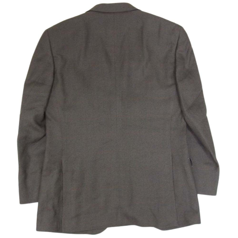 Aquascutum アクアスキュータム 6001422 シルク ジャケット グレー チェック 92A5 ※ネーム刺?あり グレー系【極上美品】【中古】