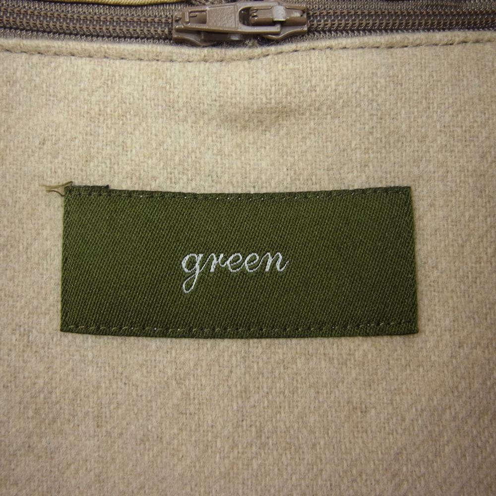 green グリーン HYKE前身 ハイク 着脱可能ウールライナー付属 ベルテッド トレンチコート ベージュ系【中古】