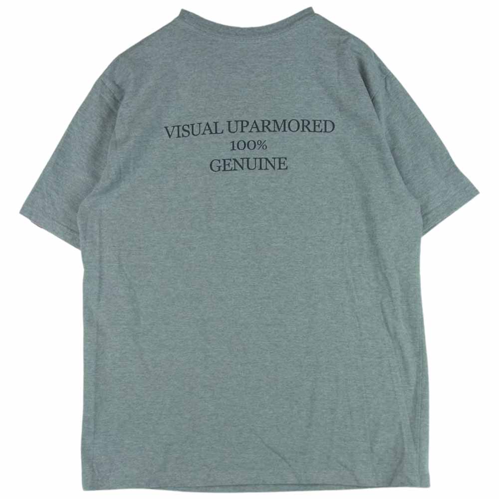 WTAPS ダブルタップス 16SS BRACKET / TEE. SS SPOT ITEM スポット ロゴプリント 半袖 Tシャツ 日本製 グレー系 3【中古】