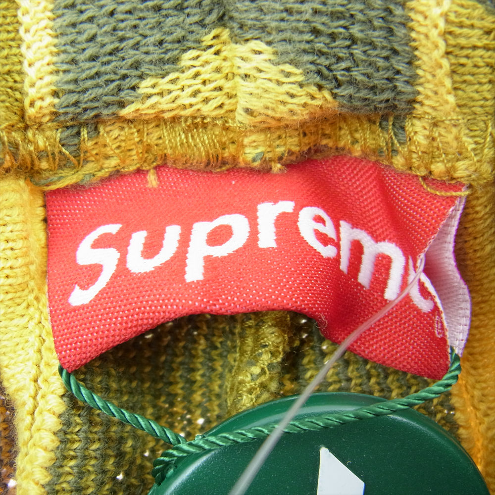 Supreme シュプリーム 22SS  Abstract Textured Knit Short アブストラクト テクスチャ ニット ショーツ ショート パンツ マルチカラー系 L【美品】【中古】