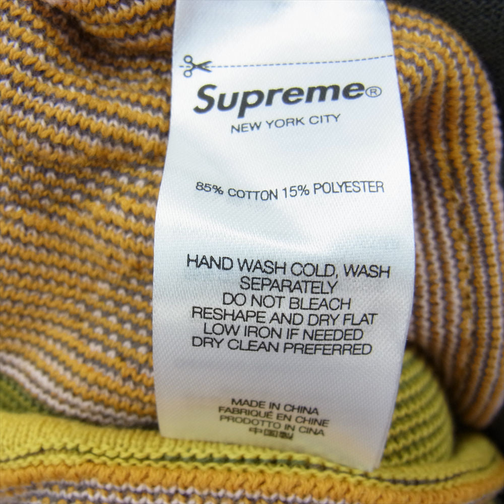 Supreme シュプリーム 22SS  Abstract Textured Knit Short アブストラクト テクスチャ ニット ショーツ ショート パンツ マルチカラー系 L【美品】【中古】