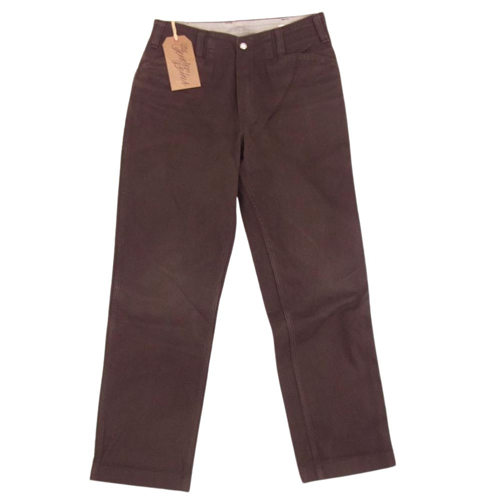 TENDERLOIN テンダーロイン BDP 2 PIQUE ピケ ワークパンツ ブラウン ブラウン系 XS【中古】