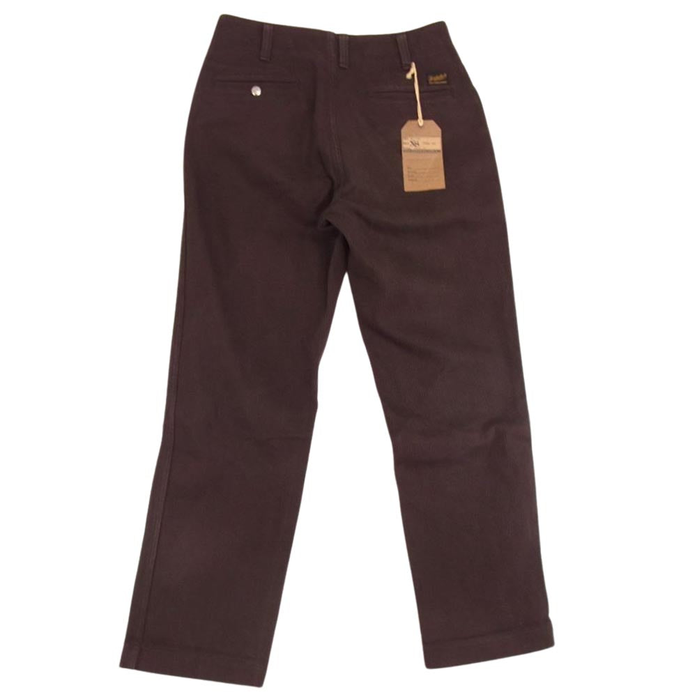 TENDERLOIN テンダーロイン BDP 2 PIQUE ピケ ワークパンツ ブラウン ブラウン系 XS【中古】
