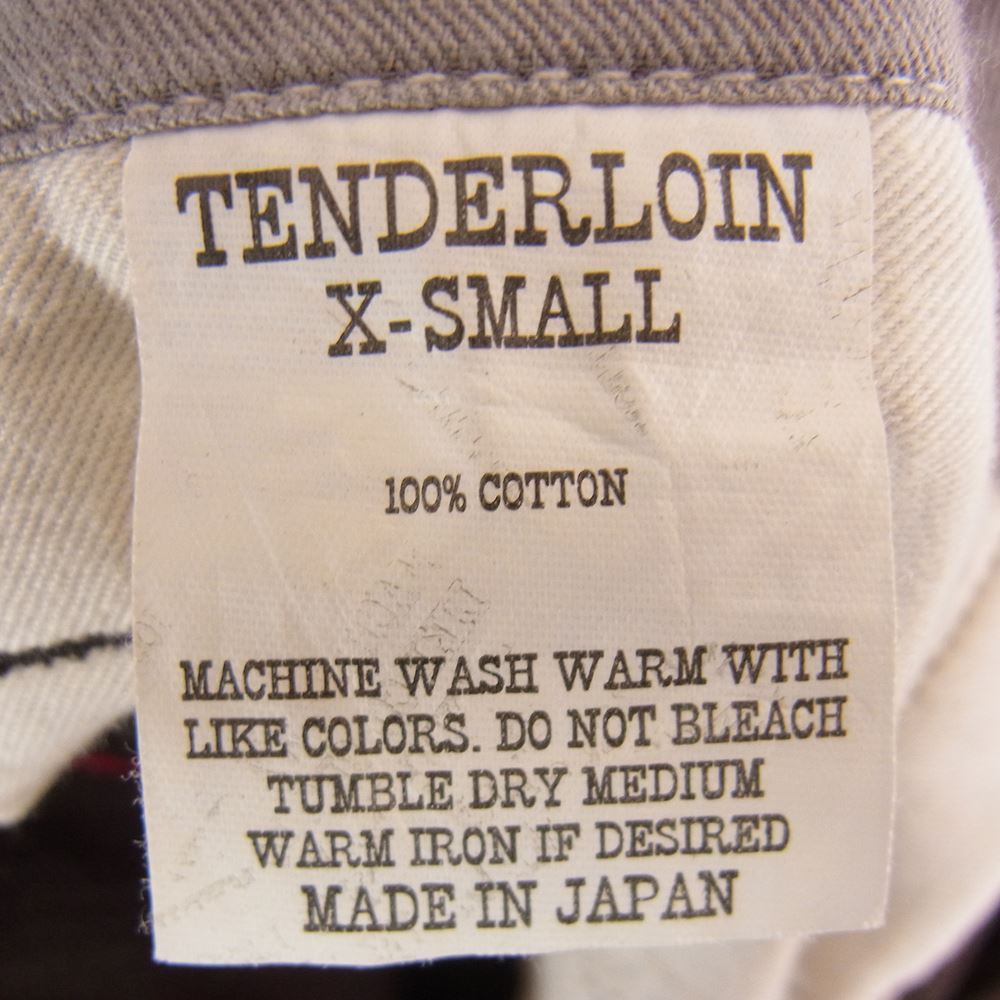 TENDERLOIN テンダーロイン BDP 2 PIQUE ピケ ワークパンツ ブラウン ブラウン系 XS【中古】