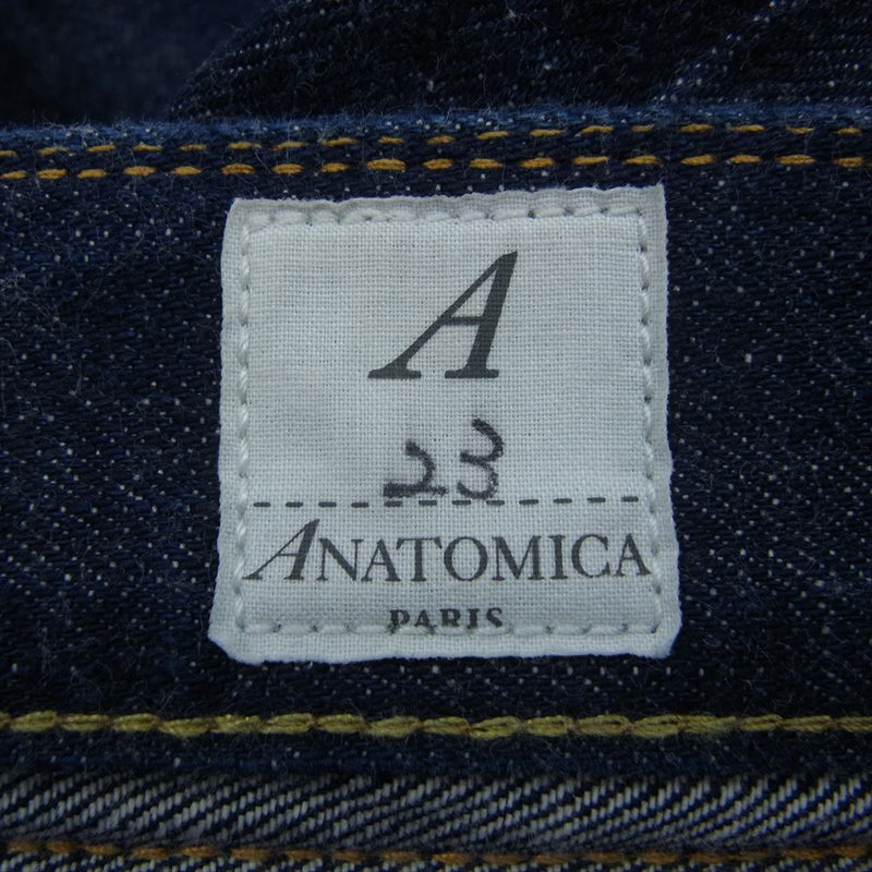 ANATOMICA アナトミカ 531-501-02 MARILYN1 マリリン1 ハイウエスト デニムパンツ インディゴブルー系 23【中古】