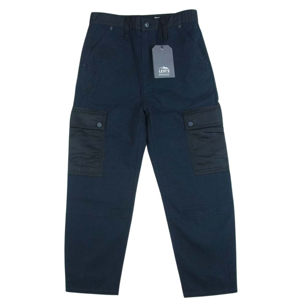 Levi's リーバイス 264120001 MADE & CRAFTED × WHITE MOUNTAINEERING BARREL CARGO NIGHTSHADE カーゴ パンツ ダークネイビー系 W24【極上美品】【中古】