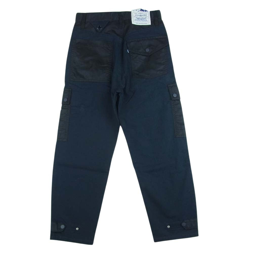 Levi's リーバイス 264120001 MADE & CRAFTED × WHITE MOUNTAINEERING BARREL CARGO NIGHTSHADE カーゴ パンツ ダークネイビー系 W24【極上美品】【中古】