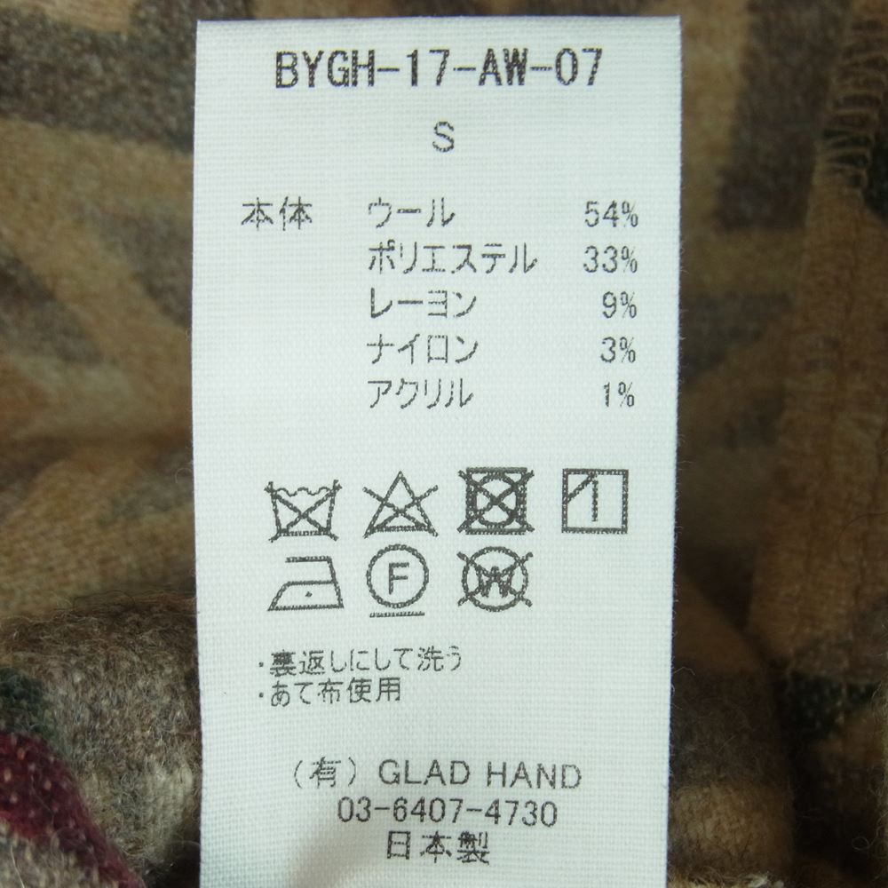 BY GLADHAND バイグラッドハンド BYGH-17-AW-07 SPIRITS JACKET LONG スピリッツ ジャケット コート グレイッシュベージュ系 S【中古】