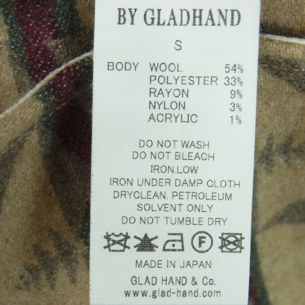 BY GLADHAND バイグラッドハンド BYGH-17-AW-07 SPIRITS JACKET LONG スピリッツ ジャケット コート グレイッシュベージュ系 S【中古】