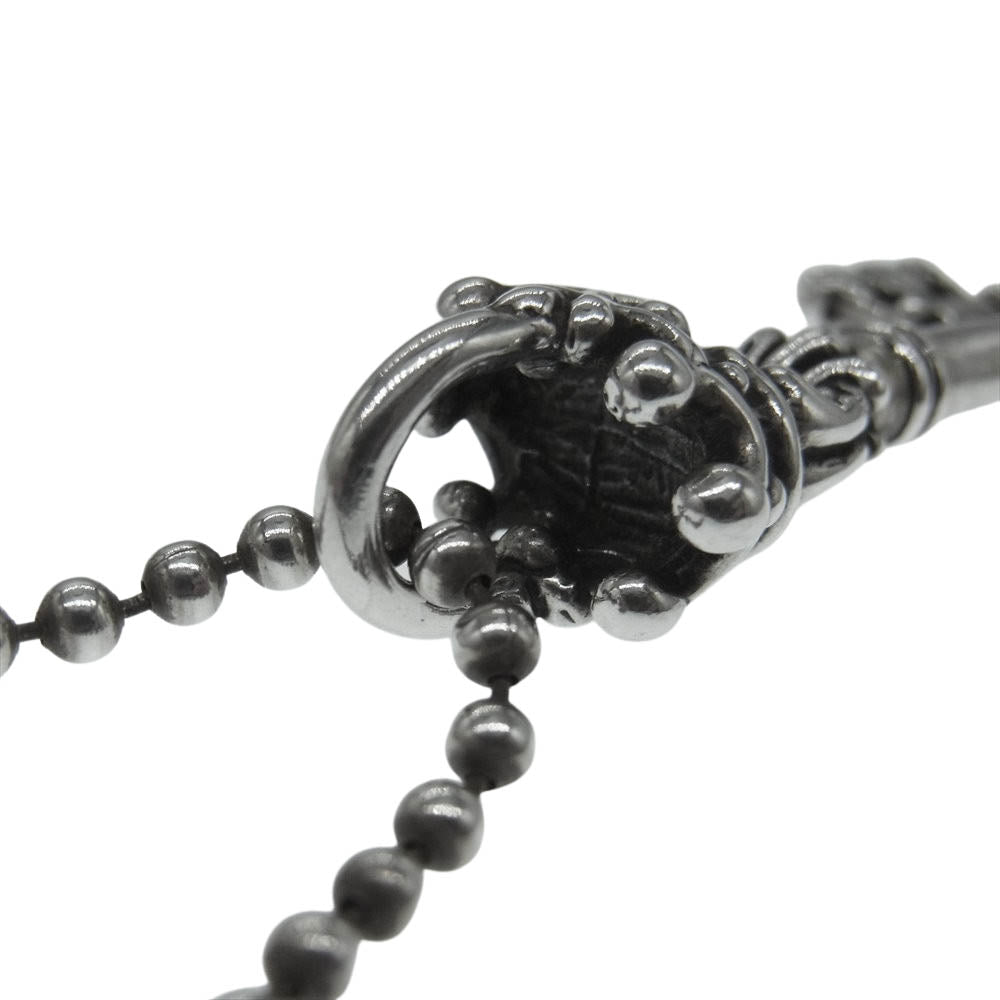 ROYAL ORDER ロイヤルオーダー KEY CROWN キー クラウン ペンダントトップ ネックレス シルバー系【中古】