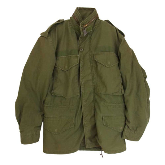 ユーエス アーミー 70's M-65 Field Jacket 3rd Model 実物 アメリカ軍 ミリタリー ジャケット サードモデル オリーブ カーキ系 サイズ表記無【中古】