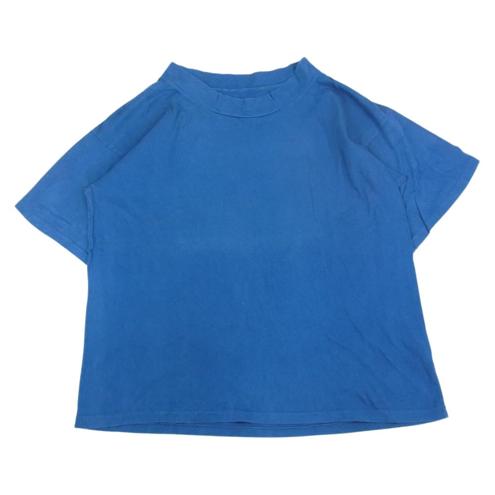 PORTER CLASSIC ポータークラシック HIGH NECK T-SHIRT オーバーサイズ ハイネック Tシャツ インディゴ ブルー系 3【中古】