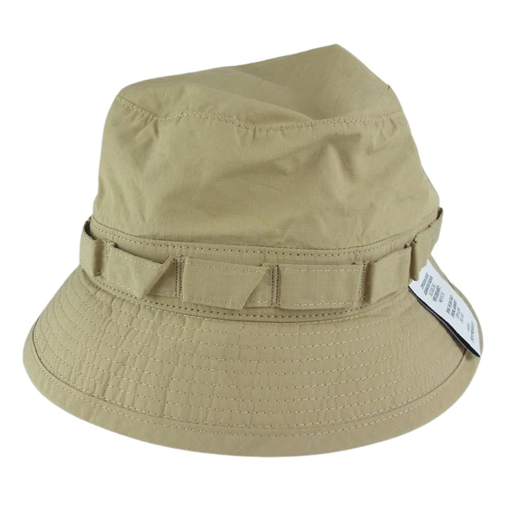 WTAPS ダブルタップス 22SS  221HCDT-HT13 JUNGLE 01 HAT NYCO RIPSTOP CORDURA リップストップ ナイロン ハット 帽子 ベージュ系 2【中古】