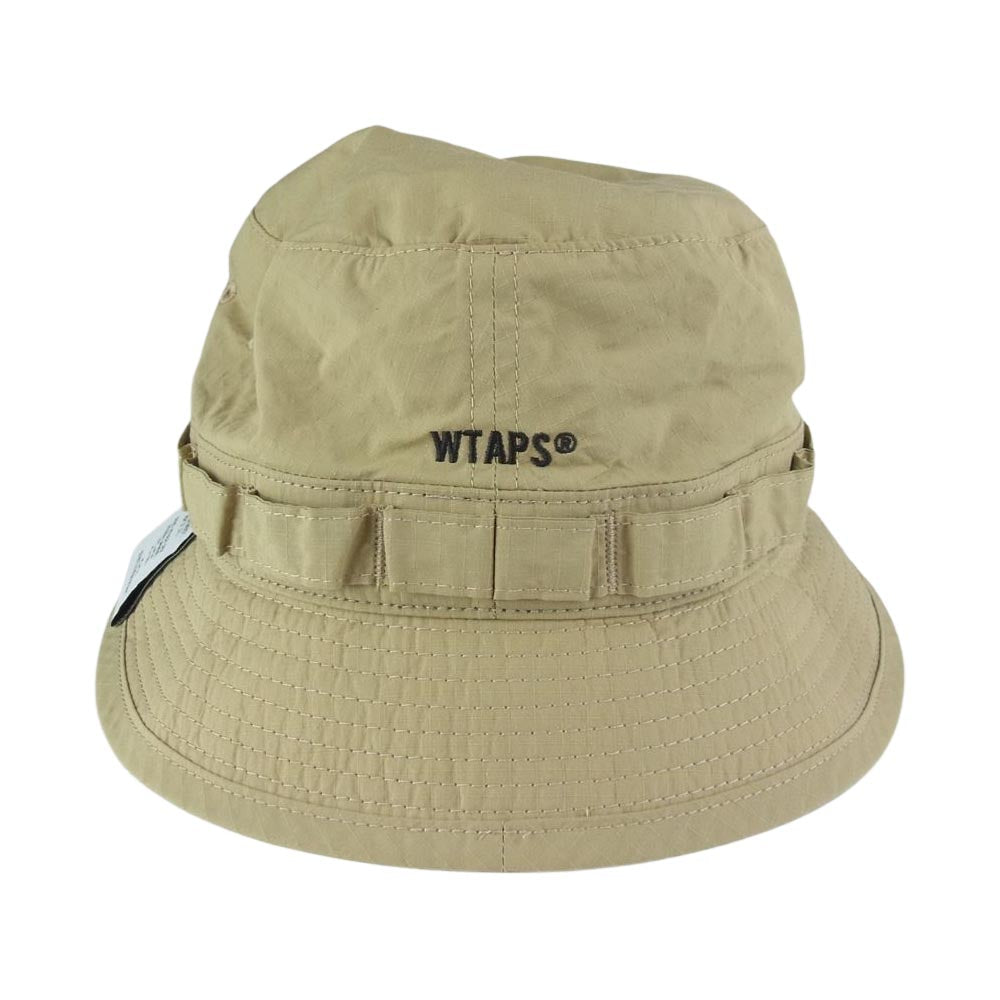 WTAPS ダブルタップス 22SS  221HCDT-HT13 JUNGLE 01 HAT NYCO RIPSTOP CORDURA リップストップ ナイロン ハット 帽子 ベージュ系 2【中古】