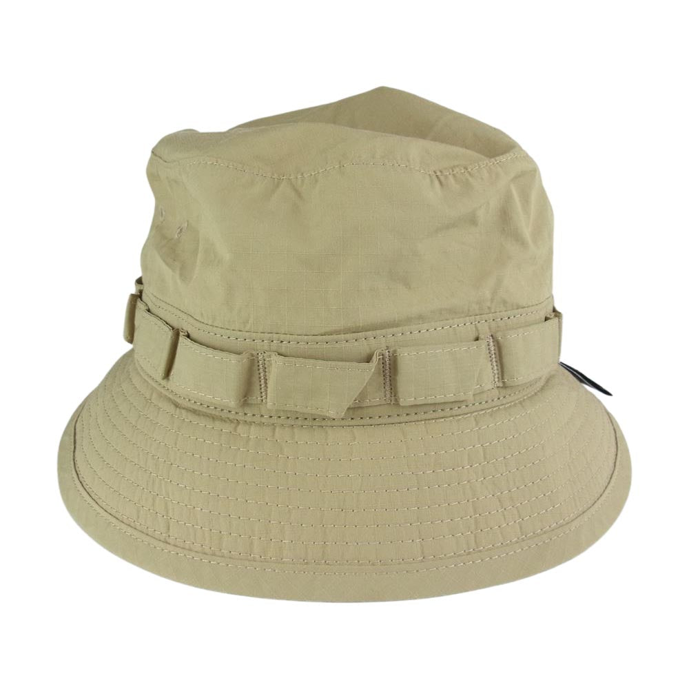 WTAPS ダブルタップス 22SS  221HCDT-HT13 JUNGLE 01 HAT NYCO RIPSTOP CORDURA リップストップ ナイロン ハット 帽子 ベージュ系 2【中古】