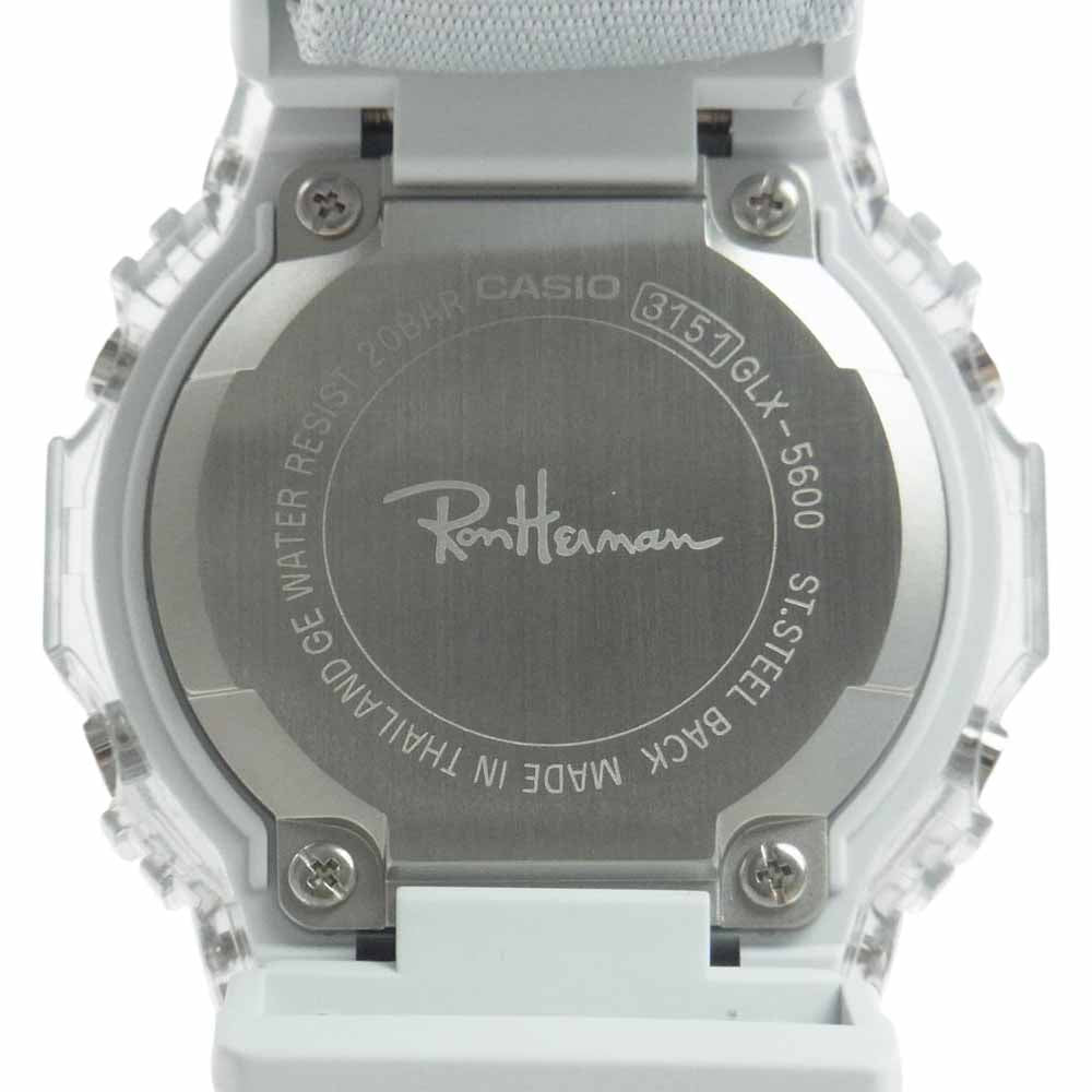 G-SHOCK ジーショック 20SS GLX-5600 Ron Herman ロンハーマン 別注 クォーツ デジタル 時計 ウォッチ グレー系【極上美品】【中古】