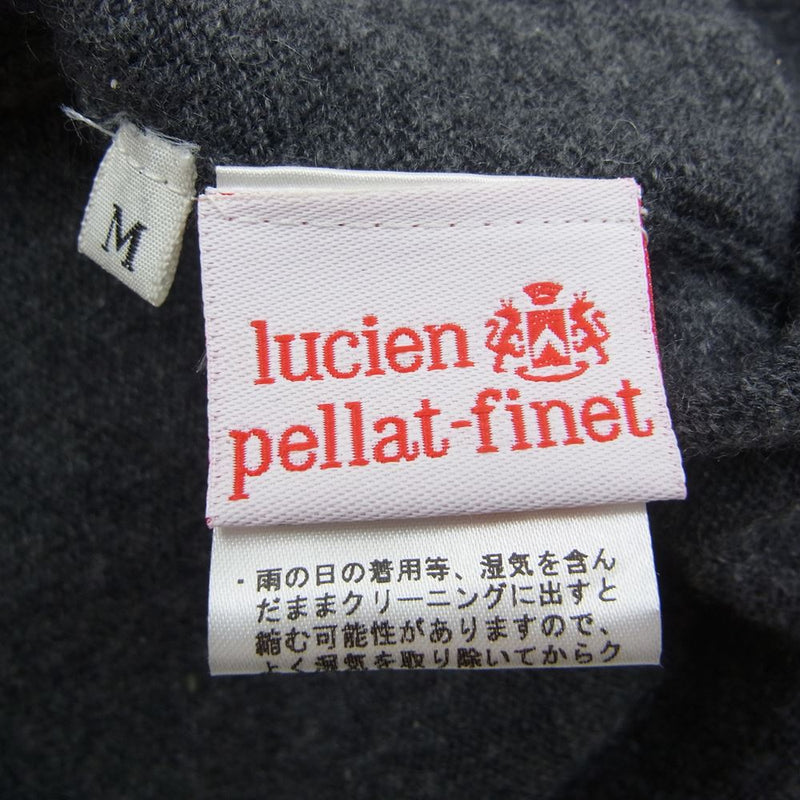 Lucien Pellat-Finet ルシアンペラフィネ カシミア スカル刺繍 ロング丈 ニット  グレー系 M【中古】