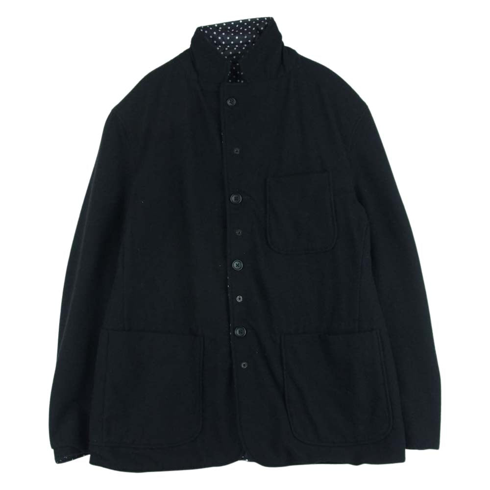 Engineered Garments エンジニアードガーメンツ USA製 ドット ウール リバーシブル ジャケット ブラック系 ホワイト系【中古】
