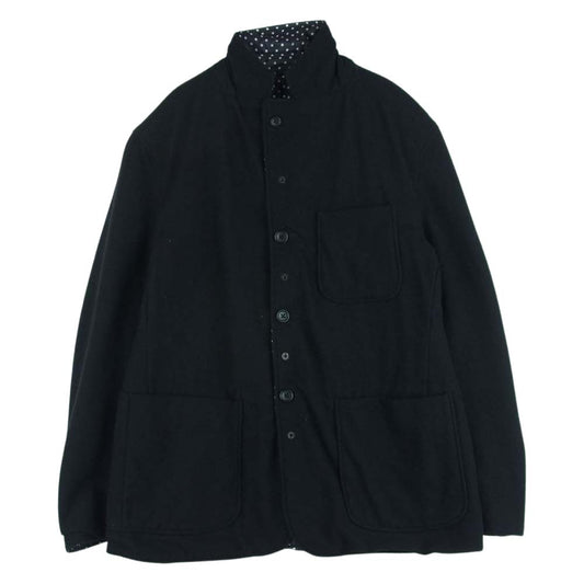 Engineered Garments エンジニアードガーメンツ USA製 ドット ウール リバーシブル ジャケット ブラック系 ホワイト系【中古】