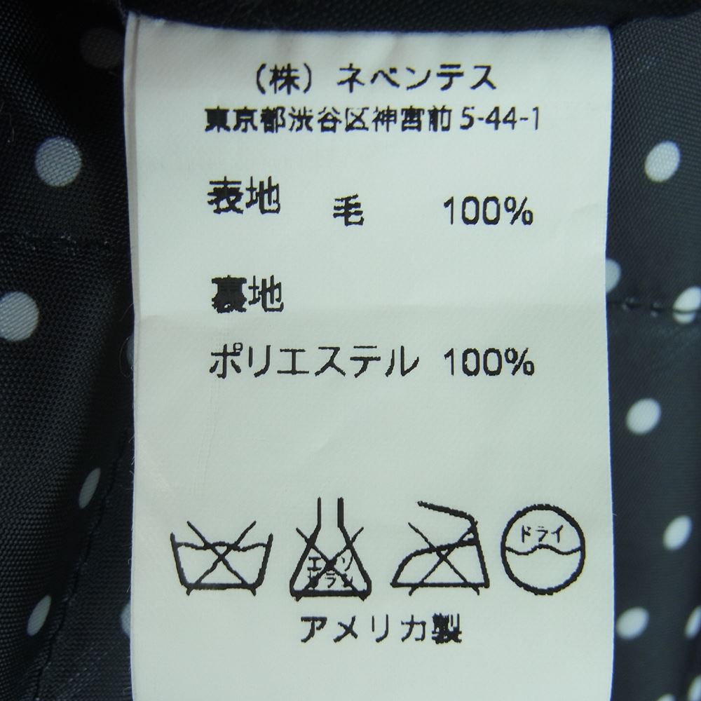 Engineered Garments エンジニアードガーメンツ USA製 ドット ウール リバーシブル ジャケット ブラック系 ホワイト系【中古】