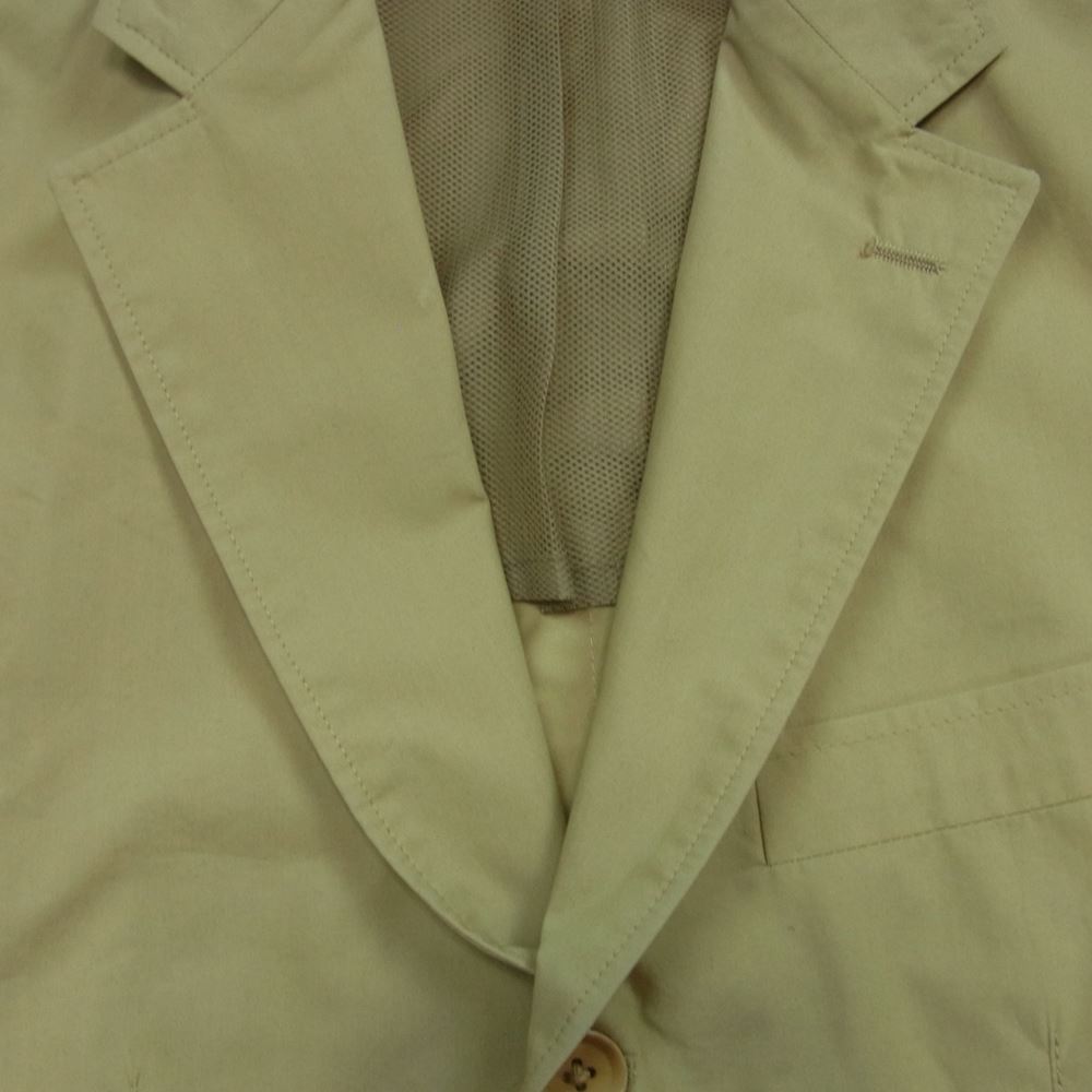 ブリッラ コットン テーラード スラックス パンツ セットアップ 日本製 ベージュ系 42【中古】