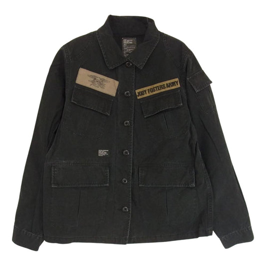 WTAPS ダブルタップス TSDT-SHW01　 BDU ミリタリー シャツ ジャケット  ブラック系 サイズ表記無【中古】