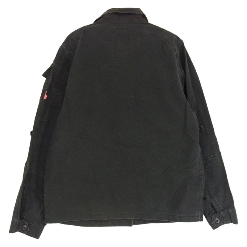 WTAPS ダブルタップス TSDT-SHW01　 BDU ミリタリー シャツ ジャケット  ブラック系 サイズ表記無【中古】