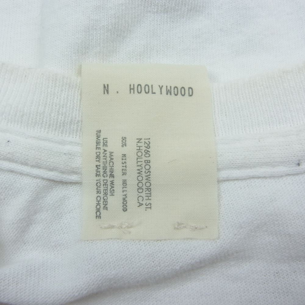 N.HOOLYWOOD エヌハリウッド 1223-CS03-004 20周年記念Tシャツ CAMP DENALI 復刻 半袖 Tシャツ   ホワイト系 40【中古】