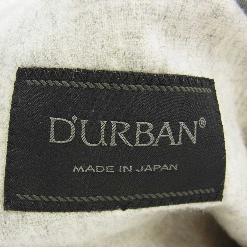 ダーバン D224336 未使用タグ付き ピークドラペル ウール ダブル ジャケット  グレー系 94 AB4【美品】【中古】