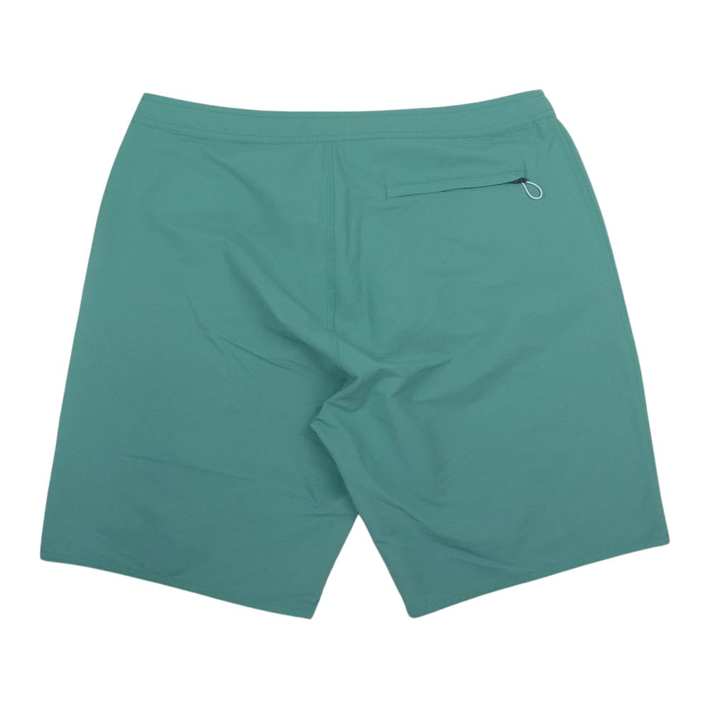 STUSSY ステューシー ロゴプリント ショーツ ハーフパンツ グリーン系 34【中古】