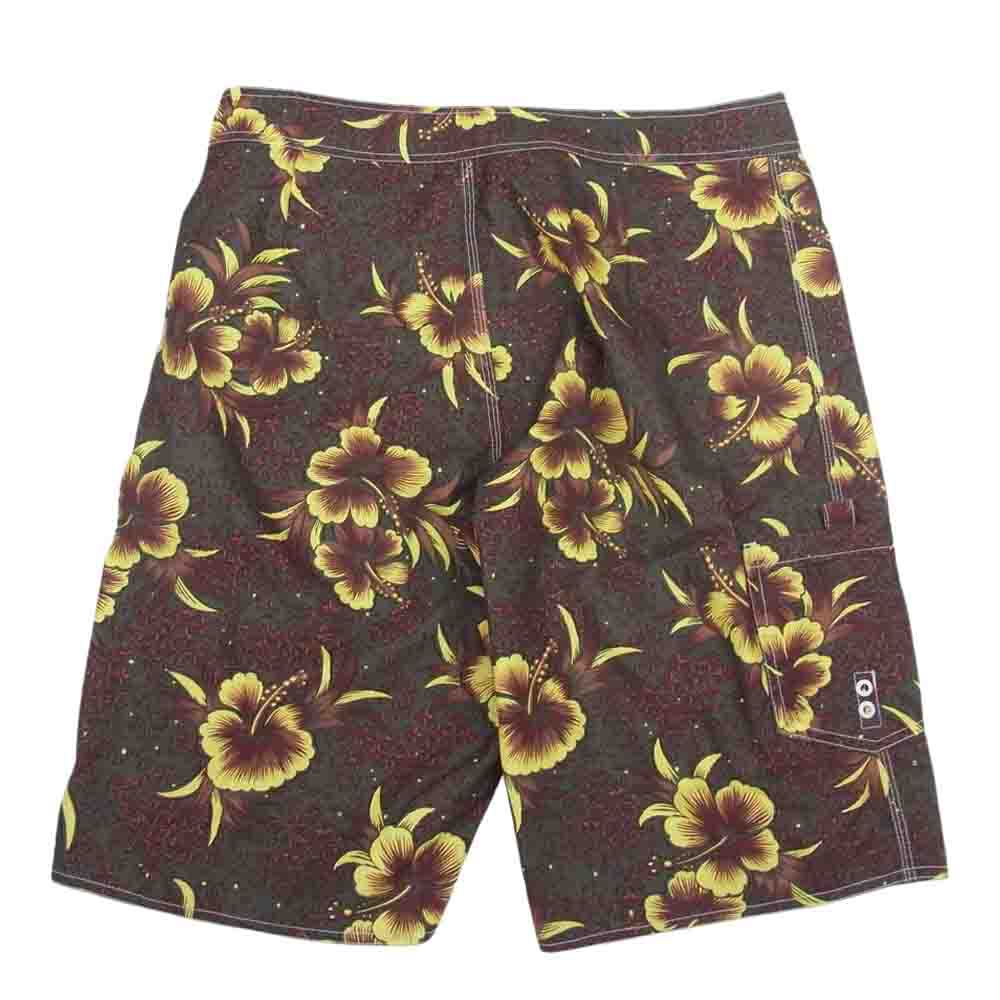 STUSSY ステューシー ハイビスカス スカル刺繍 カーゴ ショーツ ハーフパンツ マルチカラー系 34【中古】