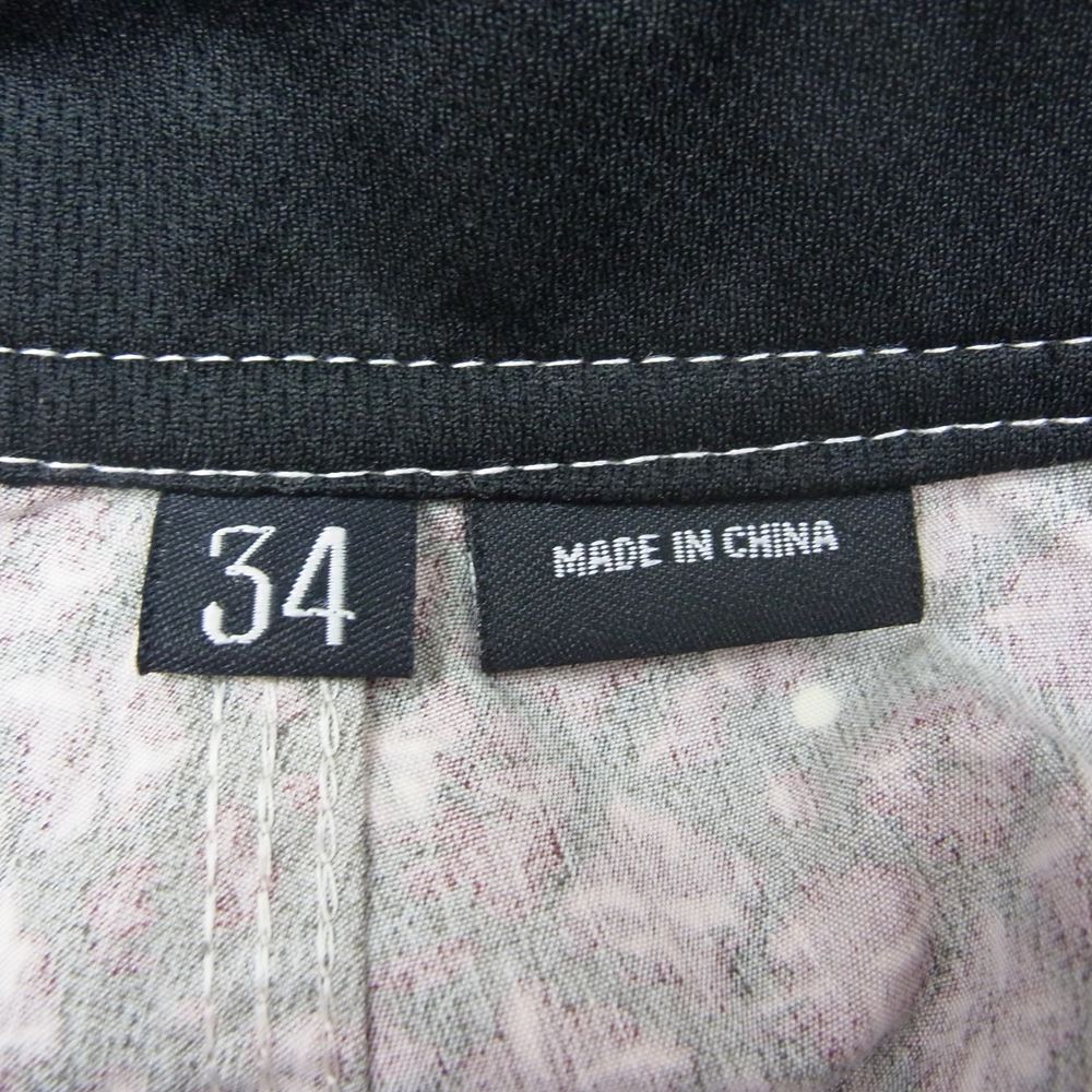 STUSSY ステューシー ハイビスカス スカル刺繍 カーゴ ショーツ ハーフパンツ マルチカラー系 34【中古】