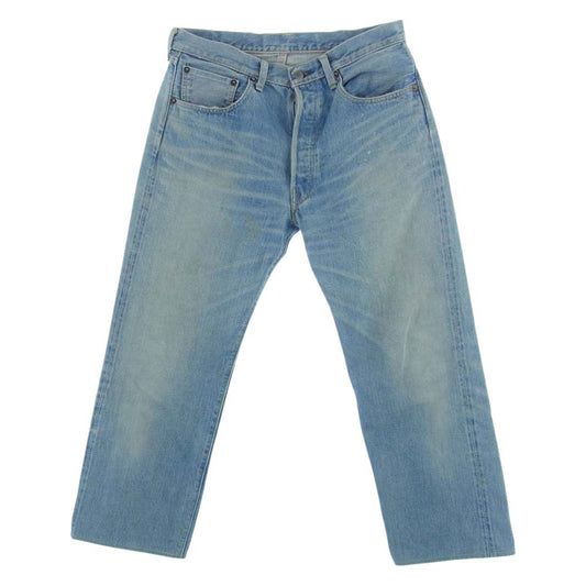 Levi's リーバイス ヴィンテージ ビンテージ オリジナル 501xx オフセット 両面タブ ボタン裏刻印無し デニム パンツ ライトブルー系【中古】