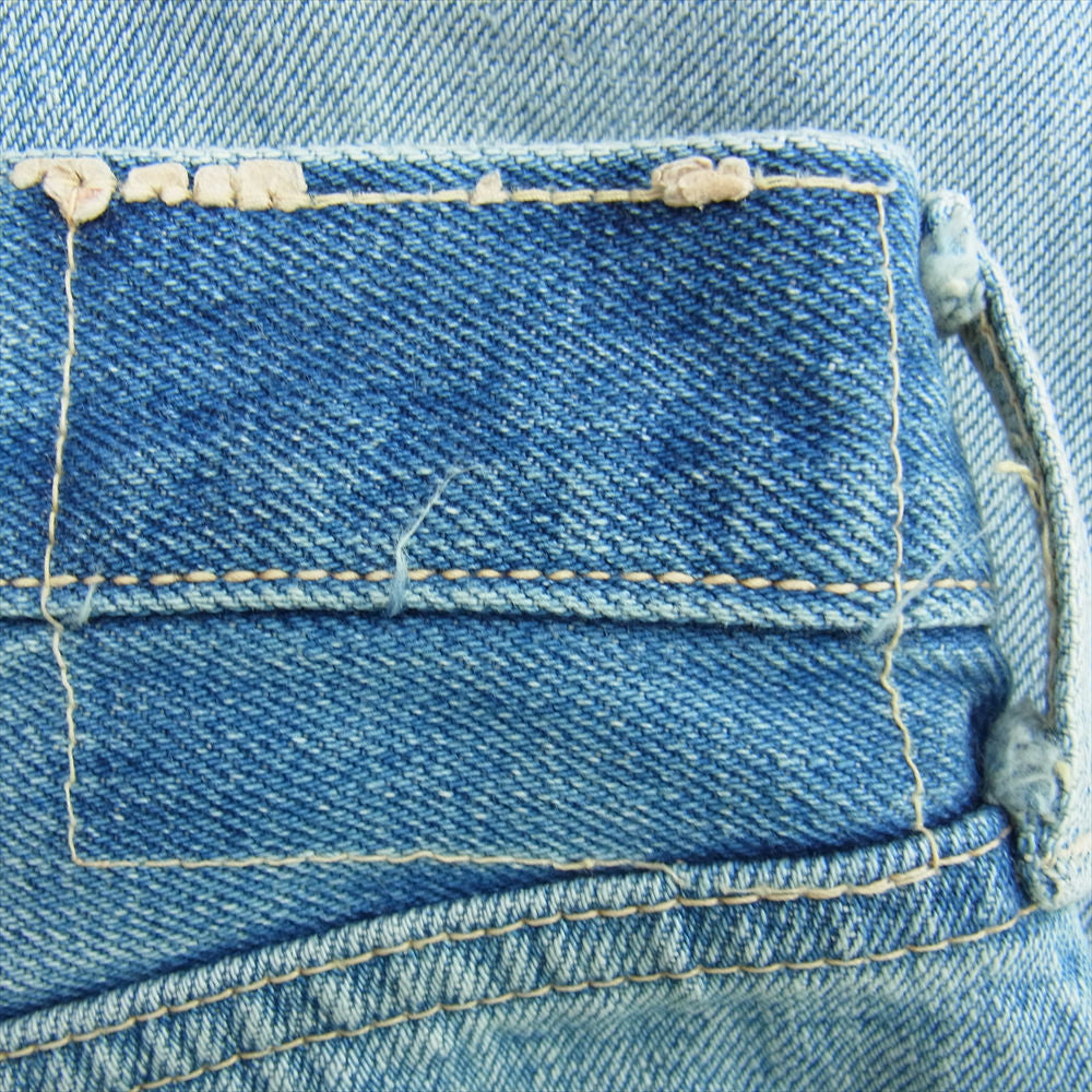 Levi's リーバイス ヴィンテージ ビンテージ オリジナル 501xx オフセット 両面タブ ボタン裏刻印無し デニム パンツ ライトブルー系【中古】