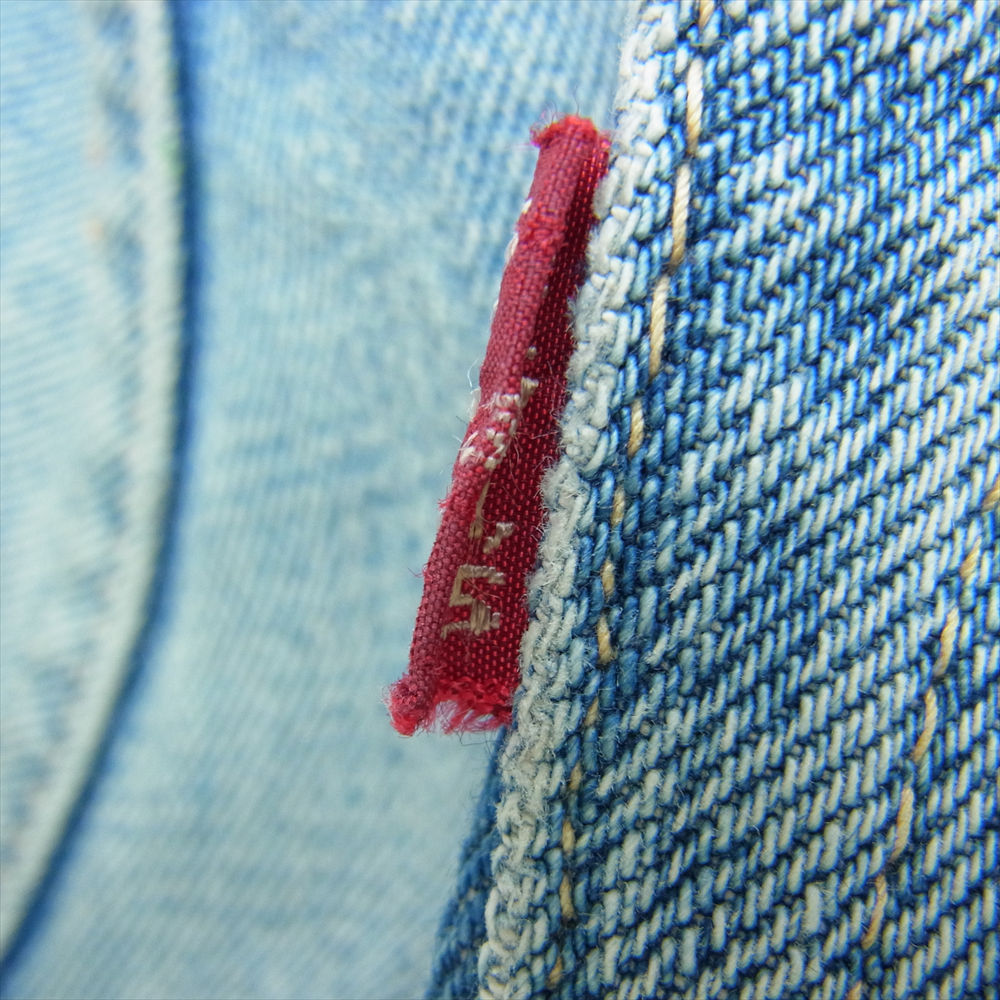 Levi's リーバイス ヴィンテージ ビンテージ オリジナル 501xx オフセット 両面タブ ボタン裏刻印無し デニム パンツ ライトブルー系【中古】