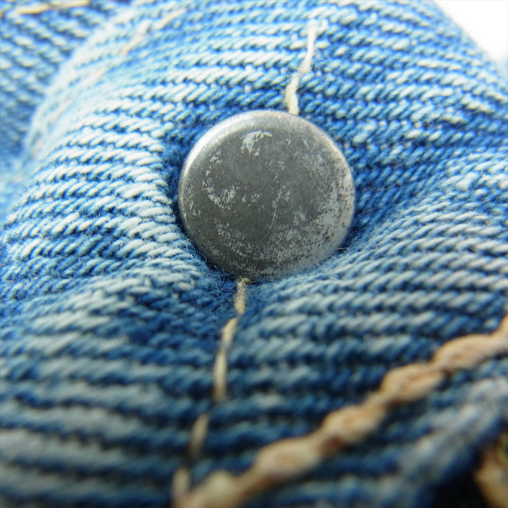 Levi's リーバイス ヴィンテージ ビンテージ オリジナル 501xx オフセット 両面タブ ボタン裏刻印無し デニム パンツ ライトブルー系【中古】