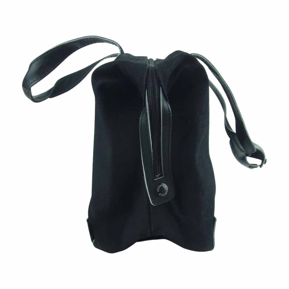 PORTER ポーター RIGBY レザー キャンバス トート バッグ 日本製 ブラック系【中古】