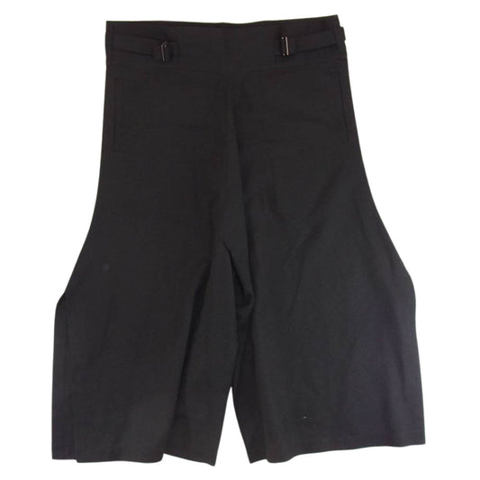 ISSEY MIYAKE イッセイミヤケ IL73FF333 ウエストアジャスト 袴 ハカマ ワイドパンツ ブラック系 3【美品】【中古】