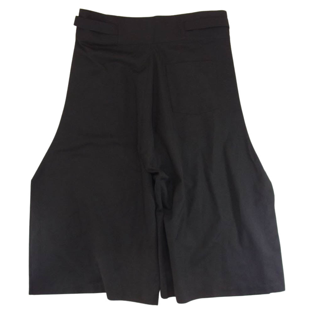 ISSEY MIYAKE イッセイミヤケ IL73FF333 ウエストアジャスト 袴 ハカマ ワイドパンツ ブラック系 3【美品】【中古】
