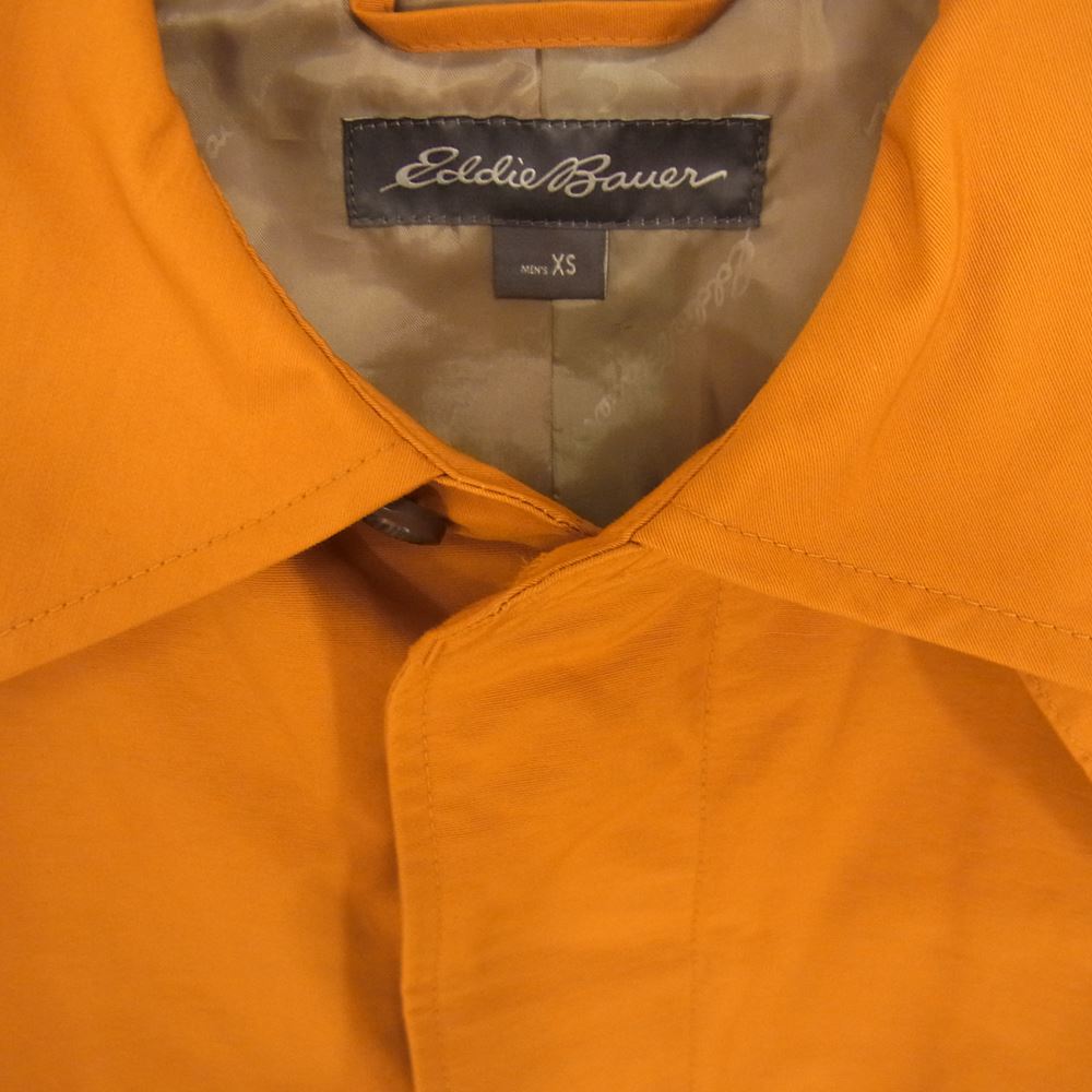 Eddie Bauer エディー・バウアー テフロン加工 ナイロン ハーフコート オレンジ系 XS【中古】