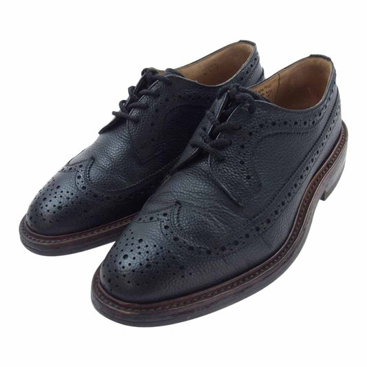 Tricker's トリッカーズ KESWICK  サドルシューズ  革靴 ウイングチップ ブラック系【中古】