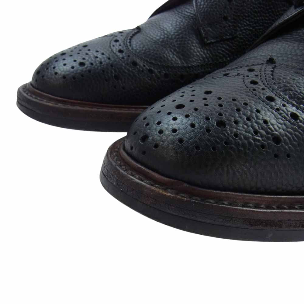 Tricker's トリッカーズ KESWICK  サドルシューズ  革靴 ウイングチップ ブラック系【中古】