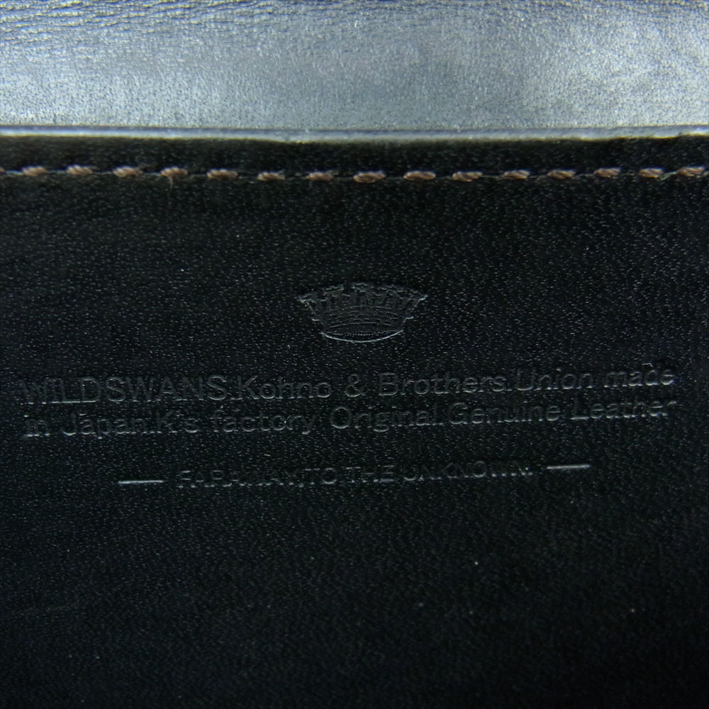 WILDSWANS ワイルドスワンズ BLISTER-L ブリスターL レザー ロング ウォレット ブラック系【中古】