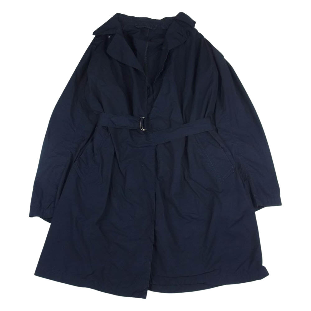 COMOLI コモリ 14SS 14S-04001 ポリエステル×ナイロン タイロッケン コート ネイビー系【中古】