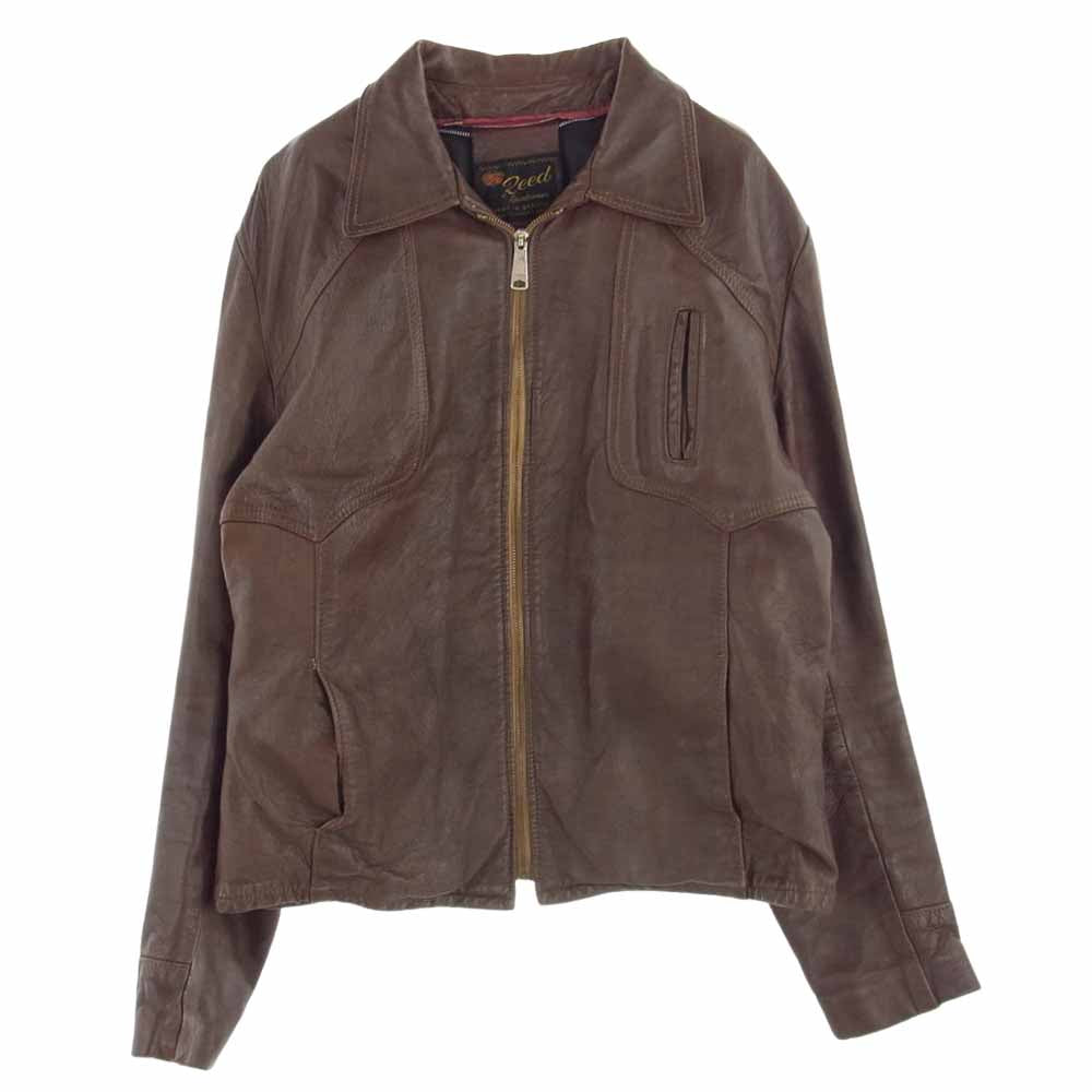 リード ヴィンテージ レザー ジャケット ブラウン系【中古】